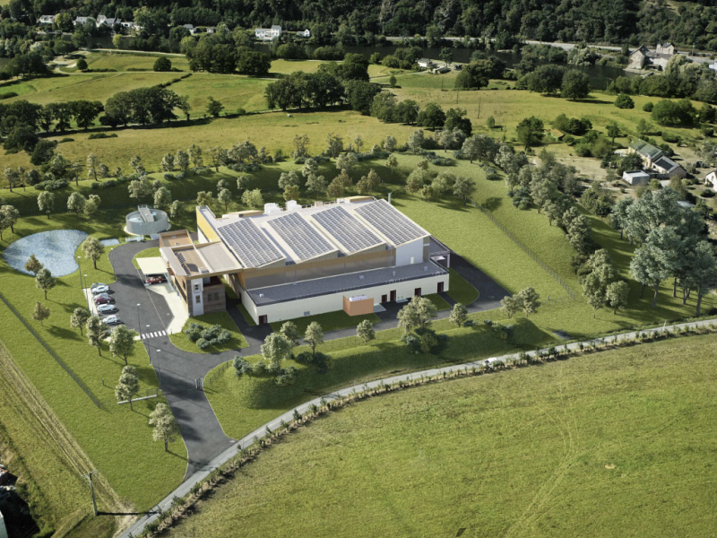 Travaux pour l'usine des eaux