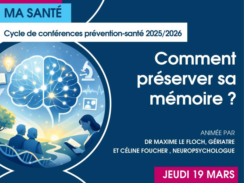 Conférence-Prévention-santé, jeudi 19 mars 2026.